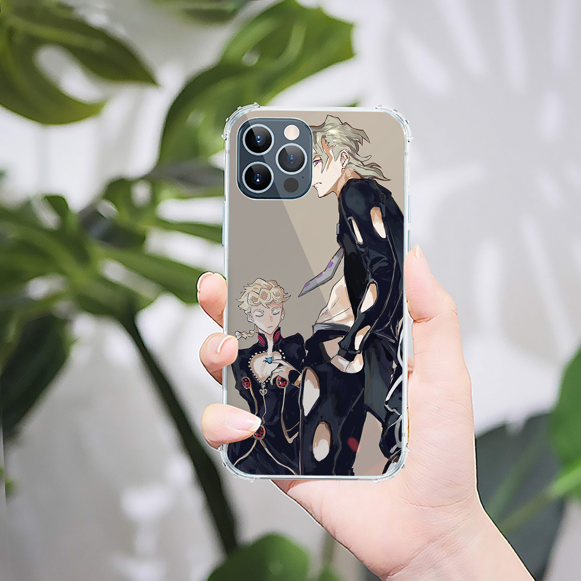 （画像用） ジョジョの奇妙な冒険 JoJo's Bizarre Adventure 【iPhone 12シリーズ対応】透明スマホケース（クリアソフトケース）